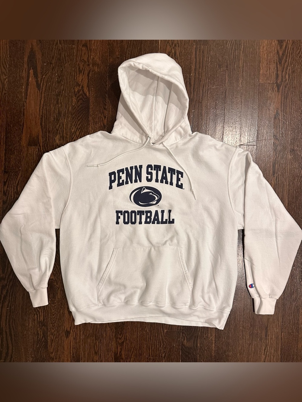 Penn State Nittany Lions Football Hoodie Sweatshirt Men 2XL White NCAA Football